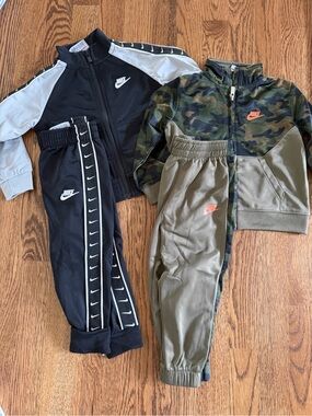 Nike Kids Mixed Jogger Sets - Black, Olive, Camouflage